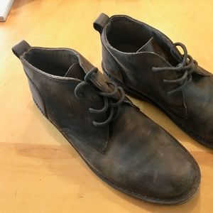 Mens Varese Gobi Brown Casual Shoes, Size 11